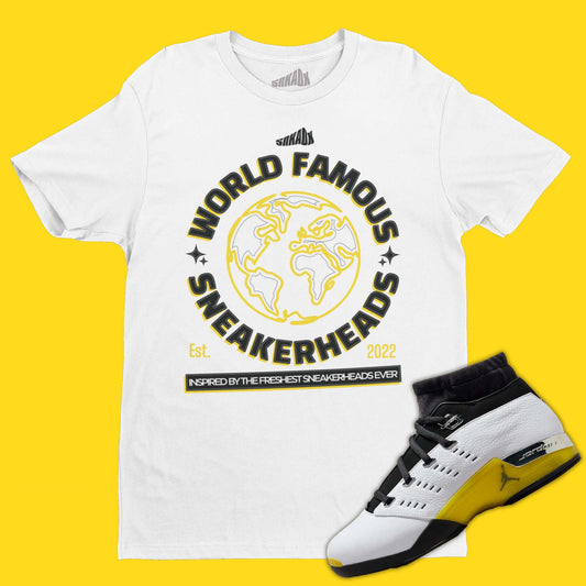 World Famous Sneakerheads T-Shirt Matching Air Jordan 17 Low Lightning
