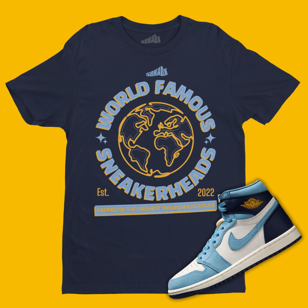 World Famous Sneakerheads T-Shirt Matching Air Jordan 1 First In Flight