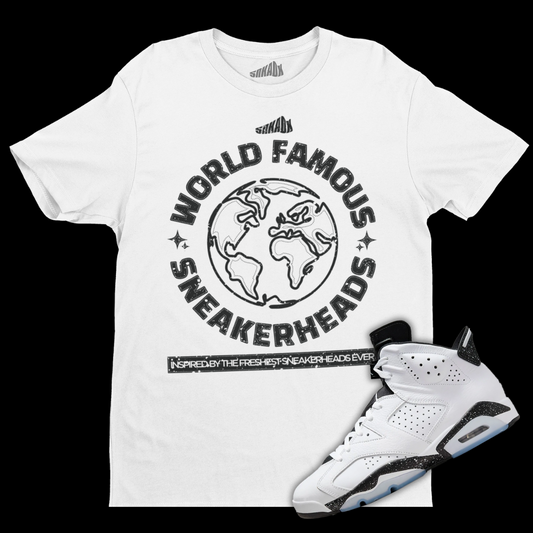 World Famous Sneakerheads T-Shirt Matching Air Jordan 6 Reverse Oreo