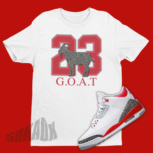 fire red jordans matching shirt