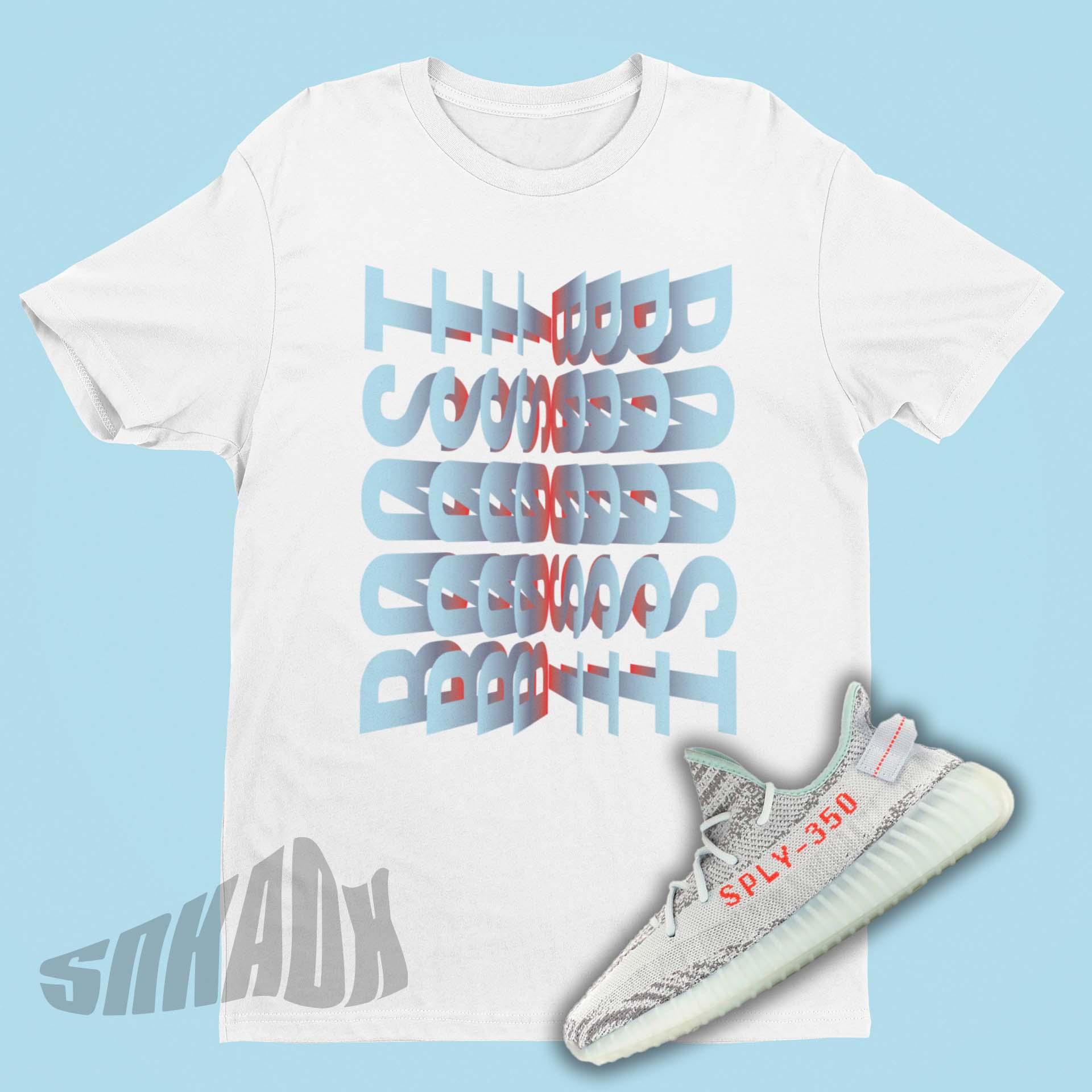 Blue tint yeezy shirt on sale