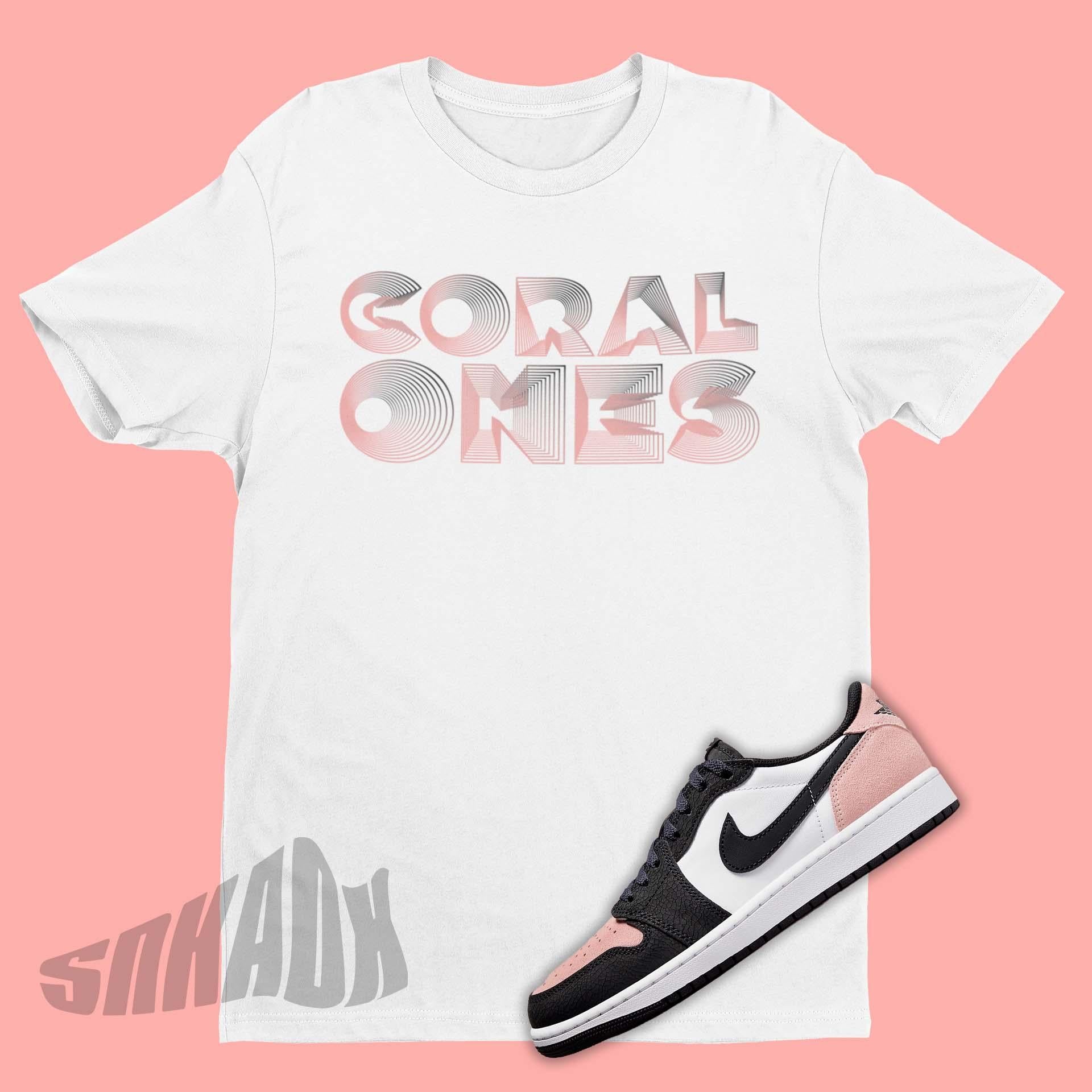 Coral hot sale jordan shirt