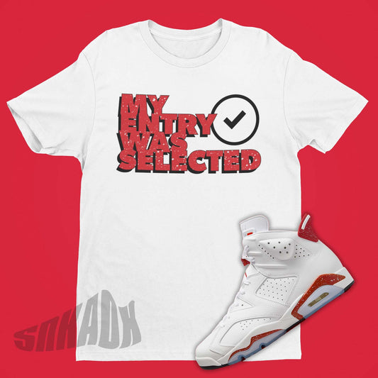 Shirt To Match Air Jordan 6 Red Oreo