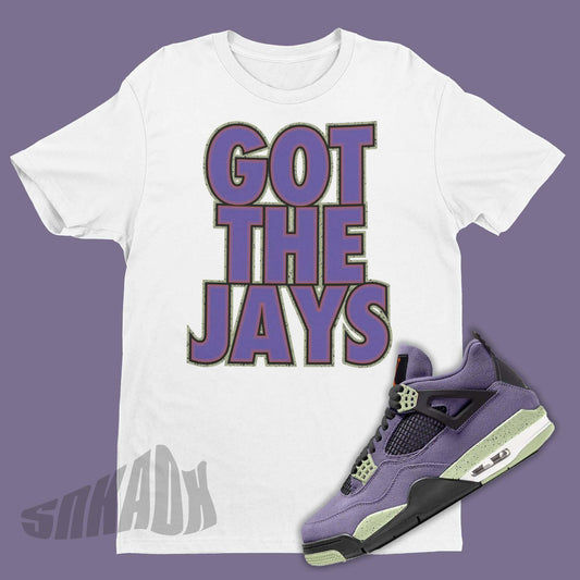 Got The Jays Shirt To Match Air Jordan 4 Canyon Purple - SNKADX