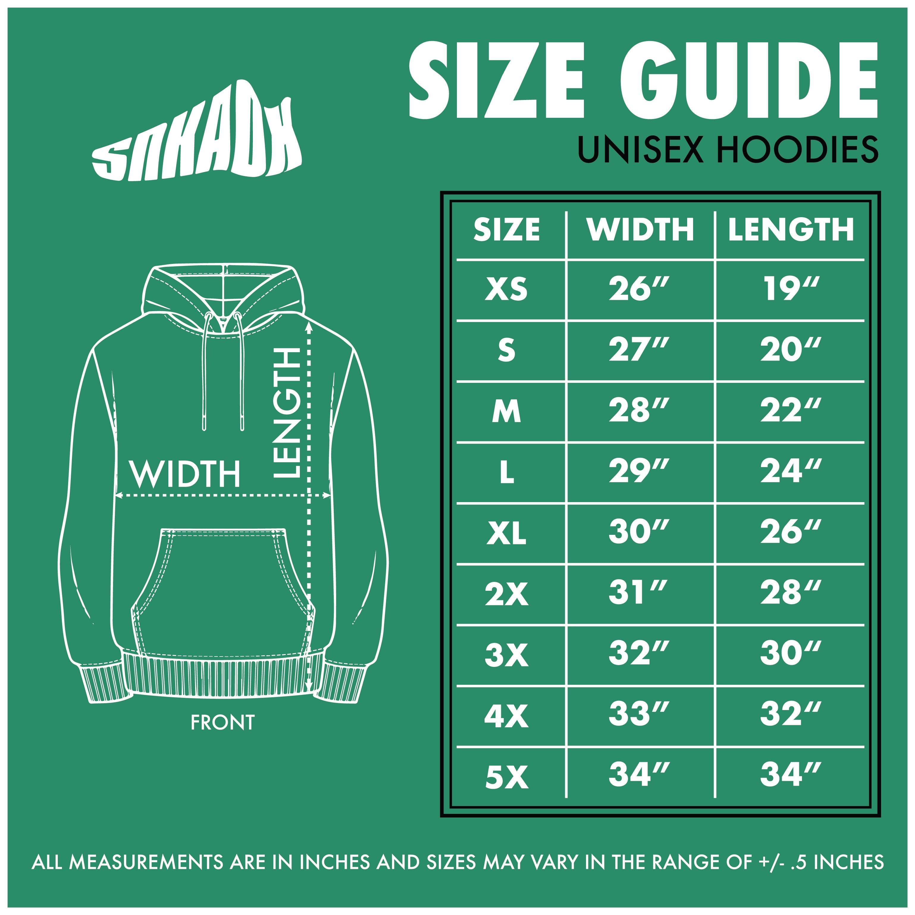 Nike sb hoodie size chart online