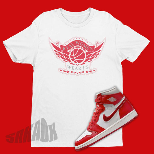 Real Women Wear J's Shirt To Match Air Jordan 1 Newstalgia Chenille