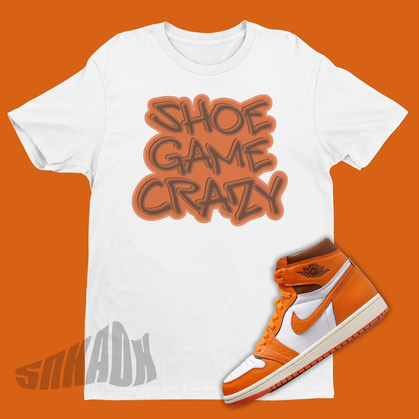 Air Jordan 1 High Starfish Sneaker Match Shirt