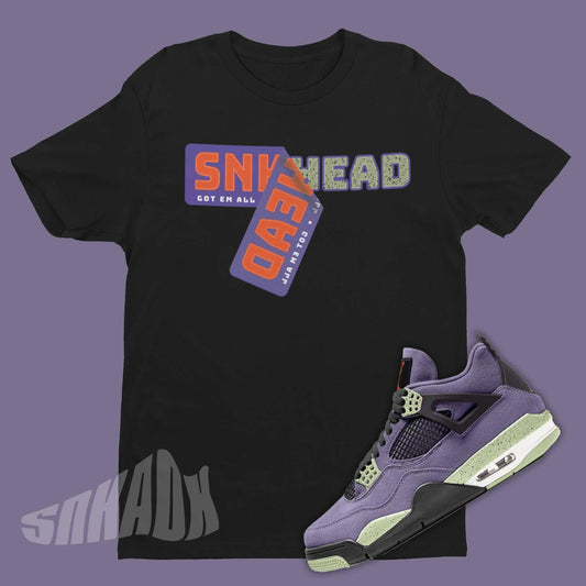 Air Jordan 4 Canyon Purple matching shirt