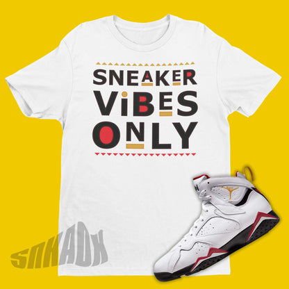 White Shirt To Match Air Jordan 7 Cardinal