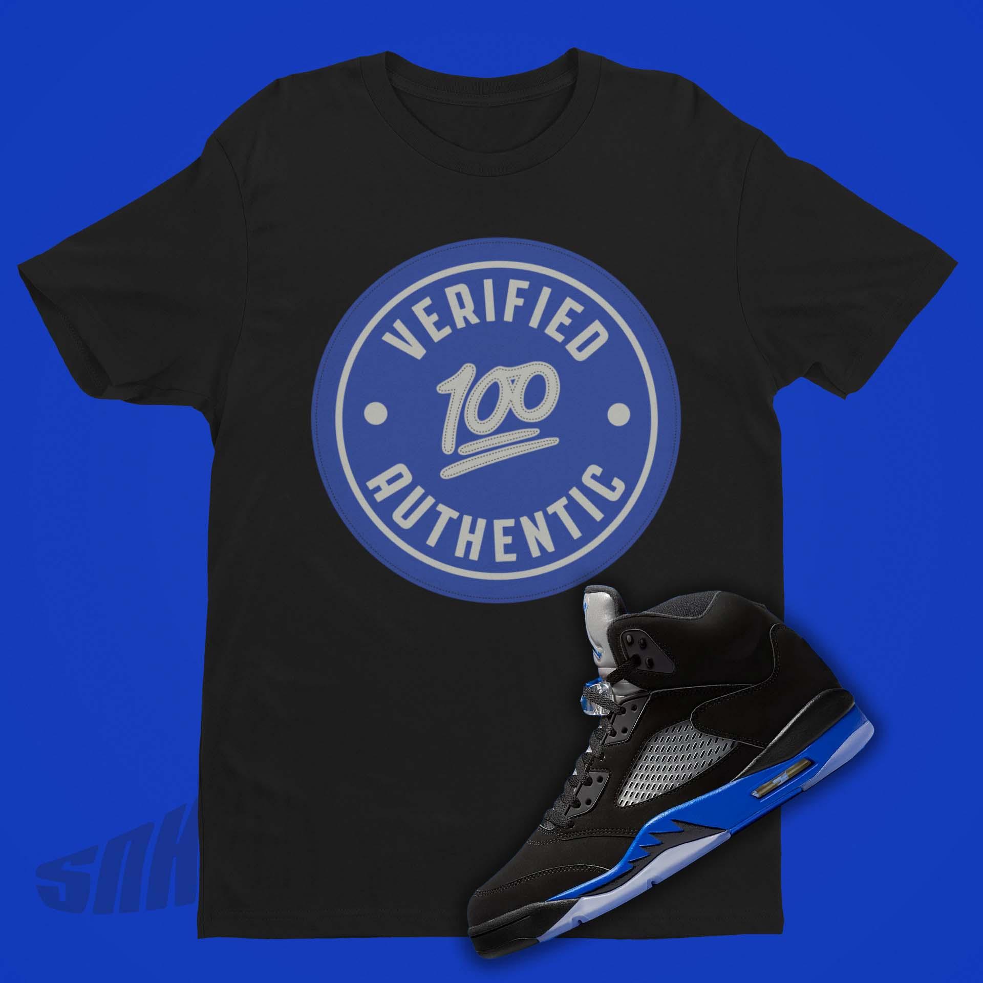 Air Jordan 5 Racer Blue Matching Shirt