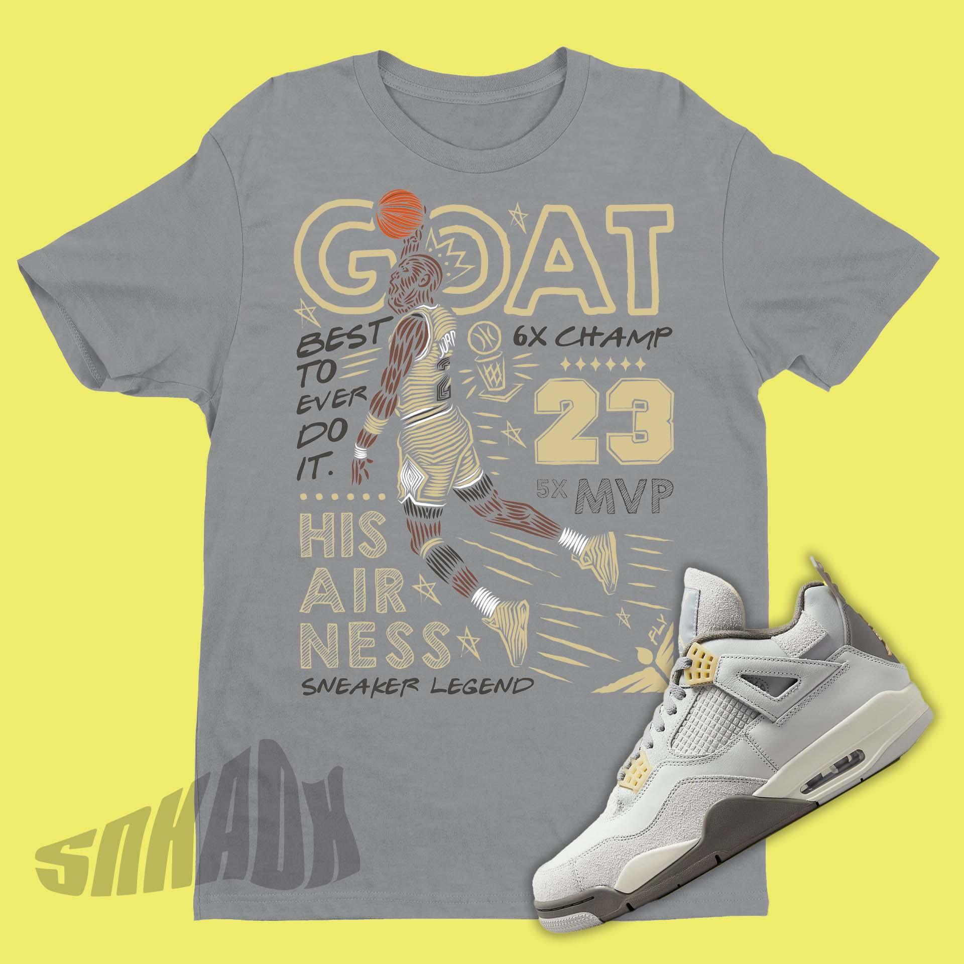 Cool grey jordan deals 4 shirt