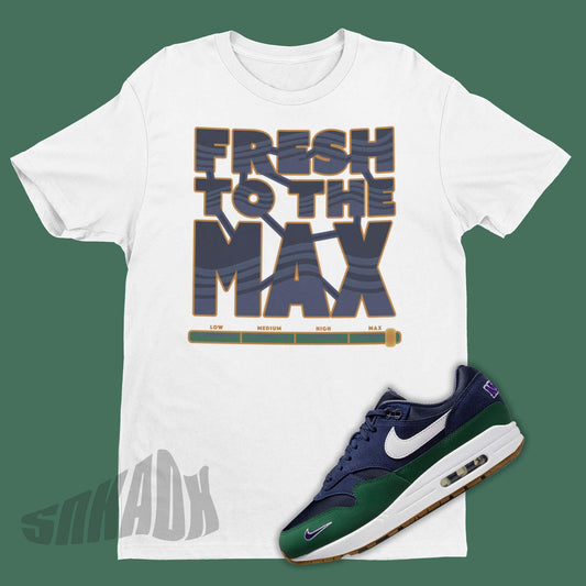 Air Max 97 QS Obsidian Gorge Green matching tee