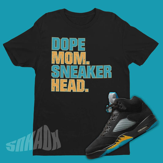 mom shirt to match jordan 5 aqua