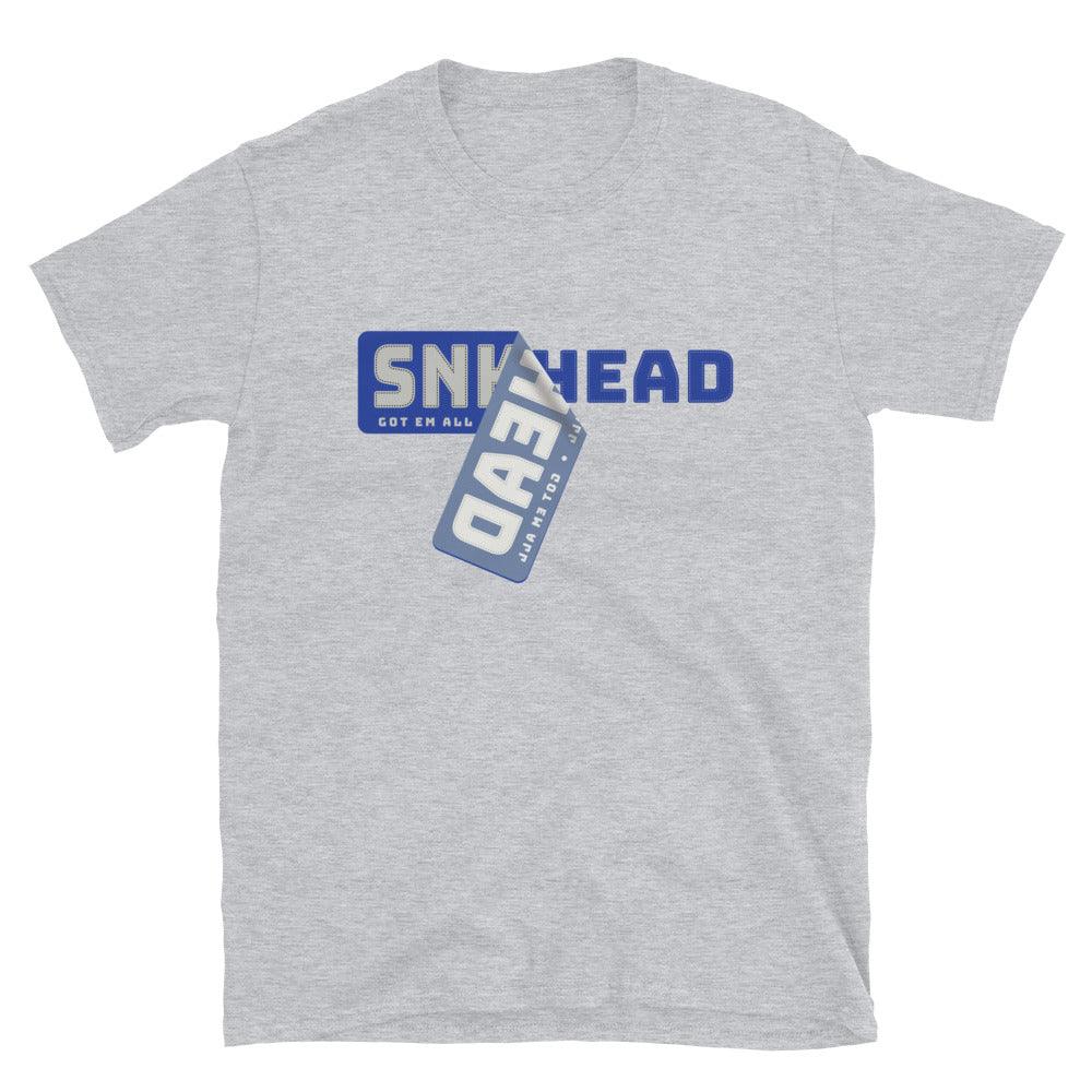 Sneakerhead Sticker Shirt To Match Air Jordan 5 Racer Blue - SNKADX