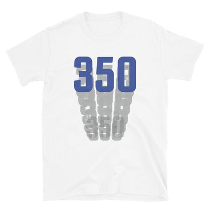 350 Cross Stitch Stack Shirt To Match Yeezy 350 Boost V2 Dazzling Blue - SNKADX