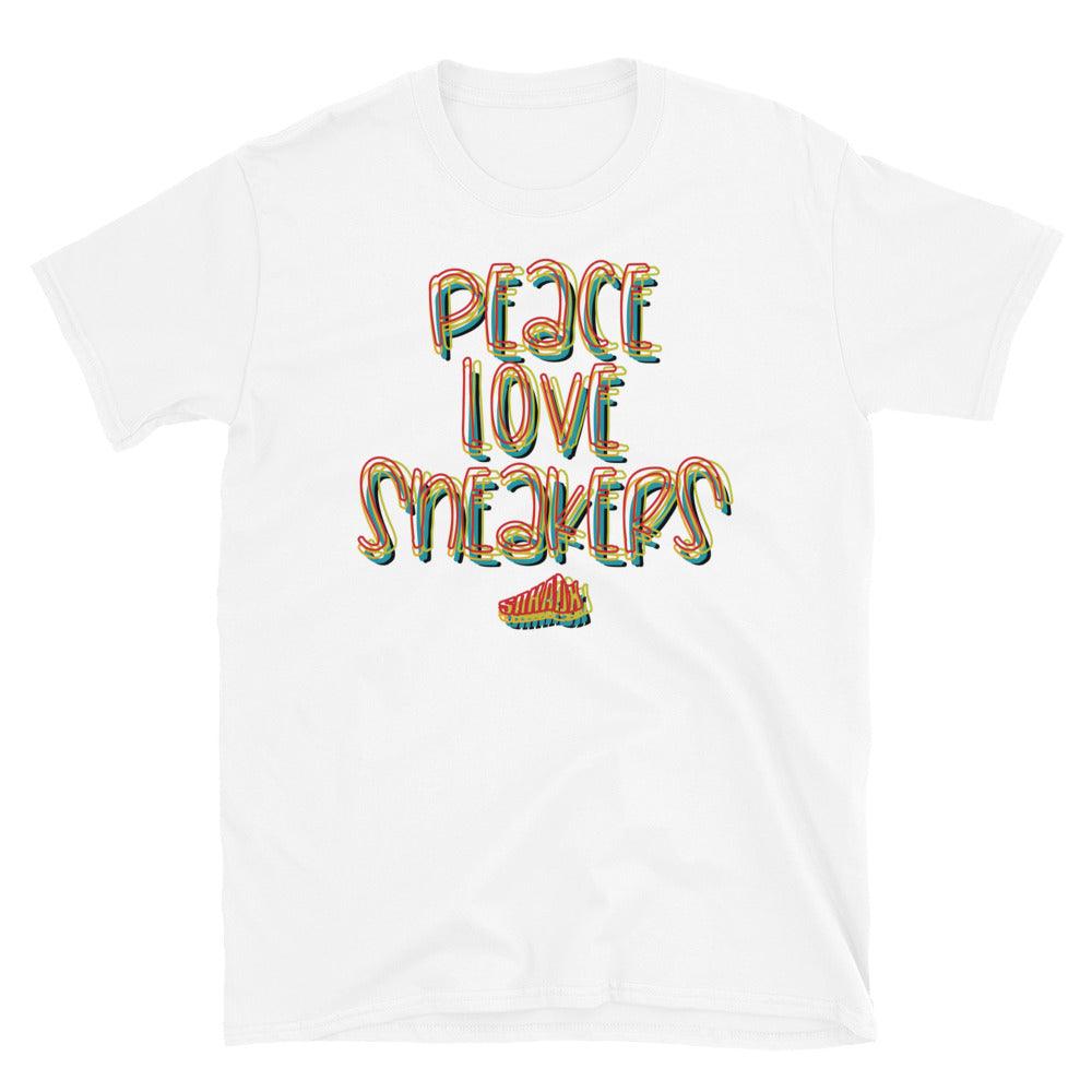 Peace Love Sneakers Shirt To Match FroSkate Nike SB Dunk High All Love No Hate - SNKADX